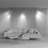 Трековый светильник MAYTONI ELTI DUO TR005-4-2X12W-DS-BW